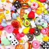20pcs Decorative Resin Charm for Artistic Jewelry Making Colorful Pendants Handmade Necklace Bracelet Accessories