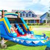 Toboganes Inflables de PVC Comerciales para Fiesta de Adultos y Niños, Exterior, Patio Trasero, Seco Húmedo, Tobogán de Agua Inflable con Piscina de Chapoteo, Soplador