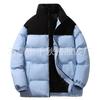 Unisex Winter Warm Windproof Water-Resistant Puffer Jacket With Stand Collar Outdoor Sports Casual Wear