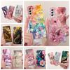 Voor Samsung Galaxy M52 5G Hoesje SM-M526B Kleurrijke Bloemen Vlinder Geschilderde Cover Zachte Siliconen Hoesje Voor Samsung M52 M 52 5G Tasjes