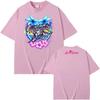 T-shirt da Donna Midnight Sun Baby Tee Estate 2026 Comoda Tee ZaraLarsson Stampa Grafica di Alta Qualità TEE Cotone Casual Girocollo