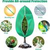 Reusable Frost Protection Plant Covers with Drawstring Zipper Plant Blankets Cloth Winter Outdoor Shrub Tree Protectors Wrap Bag