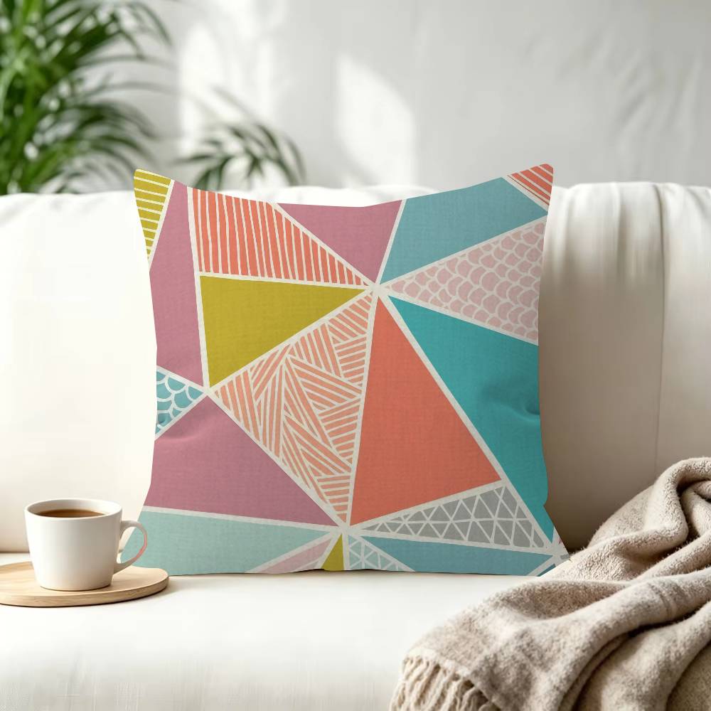 Light Pink Paneling beauty Decorative Polyester Throw Pillow Cover Square Suitable for Home Office Coffee Shop Decor