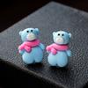 Deer Snowman Bear For Girls Christmas Ear Jewelry Korean Earrings Women Stud Earrings Santa Claus