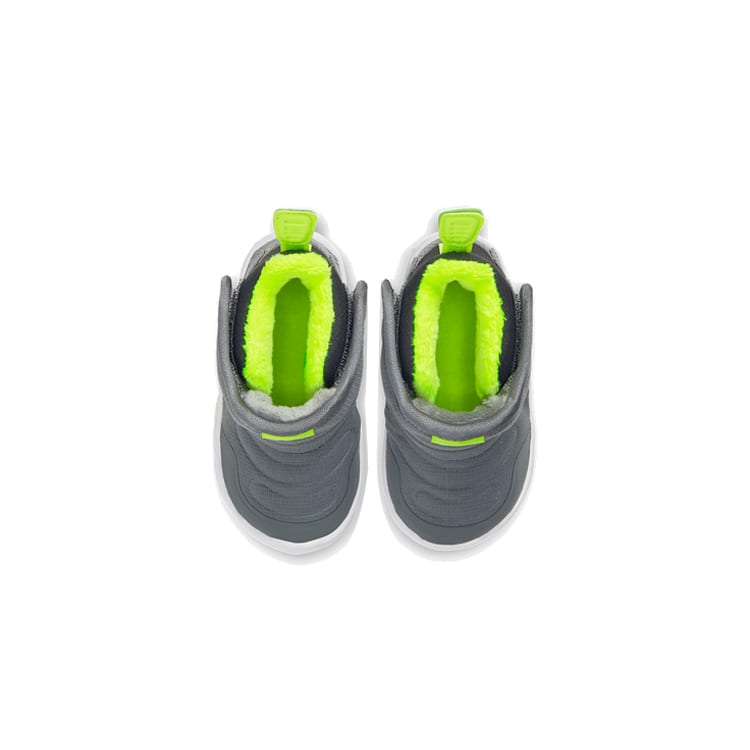 Nike Novice Boot Thermal High Top Toddler Shoes Black Gray Infant And Toddler AV8338-002