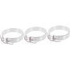 Pack of 3 Heating Tubes Energy Efficient Heating Rings Heating Component Suitable for Home Use Various Electric Kettles