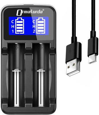 Chargeur de batterie LCD universel AA AAA pour batteries rechargeables 18650 18500 18350 17500 16340 CR123A 14500 Lithium