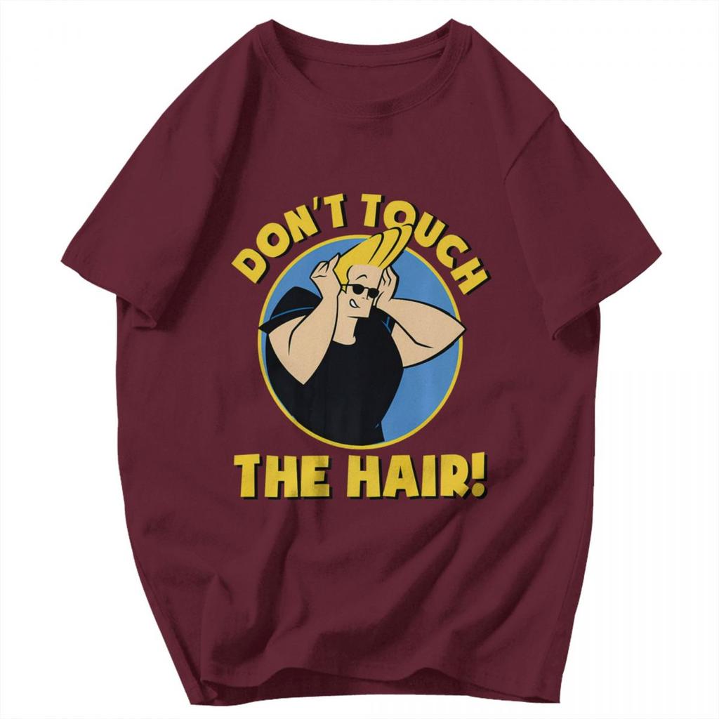 Maglietta da uomo Johnny 2025 Cartone animato Bravo Non toccare i capelli Estate Y2K Grafica Personalizzata Abbigliamento Unisex Magliette