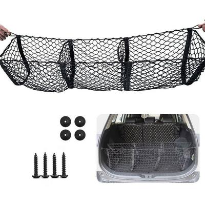 Suspension Type Luggage Nets Three Grids Car Organizer Rear Truck Storage Bag  Truck