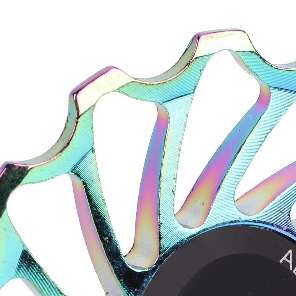 Mountain Bicycle Ceramics Rear Derailleur Pulley Transmission Bearings Bike Cycling Accessorycolorful 13T