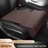 Universal Memory Foam Car Seat Leg Rest Cushion with Extended Support