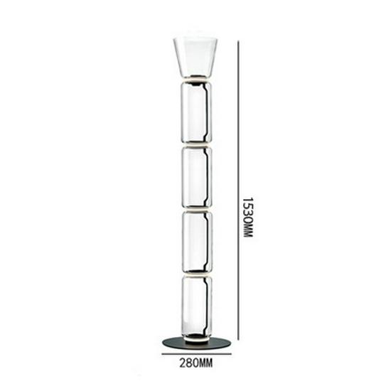 Italian Designer Floor Lamp: Modern Art Glass Lighting for Living Room, Hotel, Bedroom, Villa.