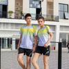 Men Women Quick Dry Sports Shirts Shorts Set Badminton Table Tennis