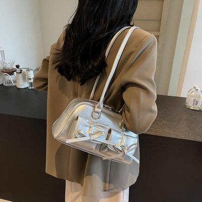 Niche High-End Ballet Bow Autumn Shoulder Bag: Exquisite Fashion Crossbody for Women