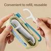 Portable Dental Floss Storage Box Floss Dispenser With 10Pcs Floss Automatic Ejectable Floss Organiser Teeth Cleaning Oral Care