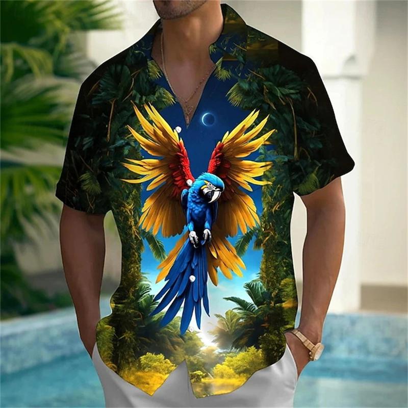 3d Print Shirt Men Women Fashion Shirts 2026 Short Sleeve Hawaiian Shirts Blouse Y2K Men's Clothing
