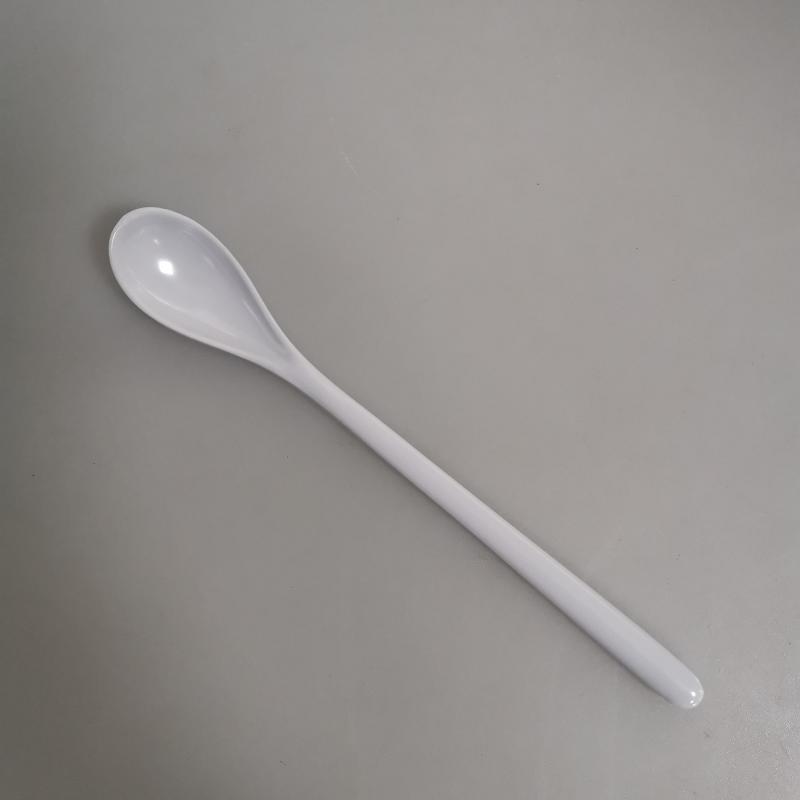 Bonbonfarbene Plastik Löffel mit langem Griff Dessertlöffel Esslöffel Teelöffel Geschirr Besteck Rühren Kaffee Küche Schöpflöffel Suppe