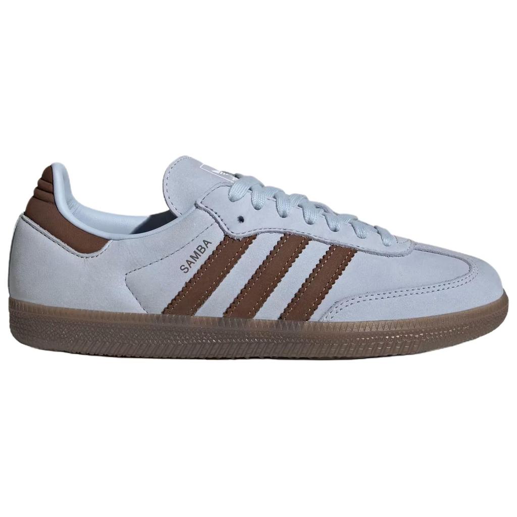 adidas Samba OG Crystal Sky Earth Strata Weiß Damen Sneaker Braunes Schuhwerk-Weiß IH9167