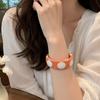 Hip Hop Resin Polka Dot Bangles Round Wide Candy Color Bracelets Fashion Jewelry  Unisex