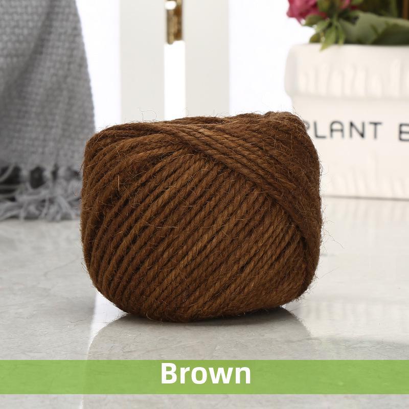 Vintage Style Colored Hemp Rope for DIY and Photo Clips (1.5-2mm, 25m/50m/100m)