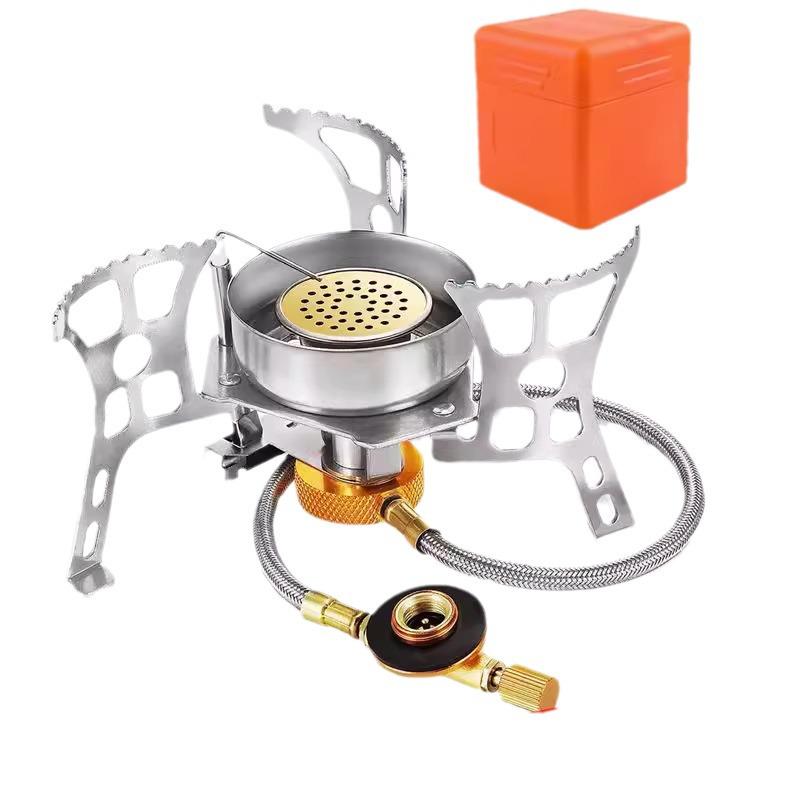Outdoor Windproof Portable Camping Stove - High Mountain Fire Split Gas Burner