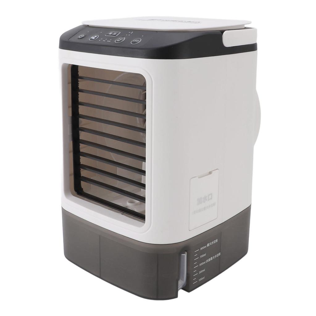 Mini Air Conditioner 12W 900ml Water Tank USB Powered Humidifying Misting Portable Air Cooler for Home Desk Office