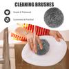 NUOLUX Steel Stainless Steel Kitchen Cleaning Metal 12 Silver Scrubber, Scrubber, Ball, Pot, Dish, Cleaning, Scrubber, Pieces,