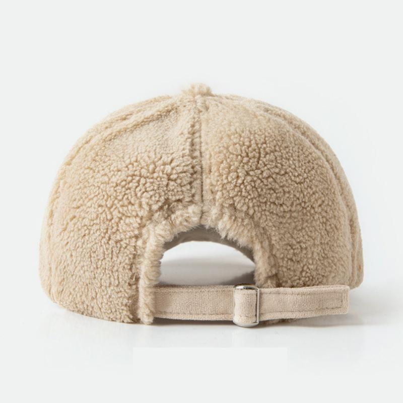 Fashion Winter Baseball Cap For Women Corduroy Lambswool Patchwork Women's Caps Autumn Warm Plush Trucker Hat Visor Adjustable