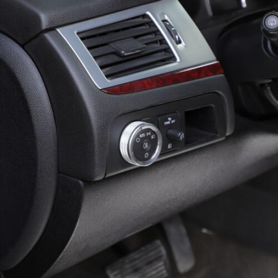 

Silver Headlight Switch Knob Cover Trim Ring For Cadillac Escalade 2006-14