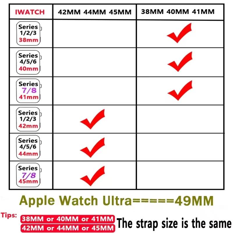 Silicone Strap for Apple Watch Ultra 3/2/1 49mm 11/10 46mm 42mm Sport Wristband iWatch Series 9 8 7 6 5 SE 3 45mm 41mm 44mm 40mm