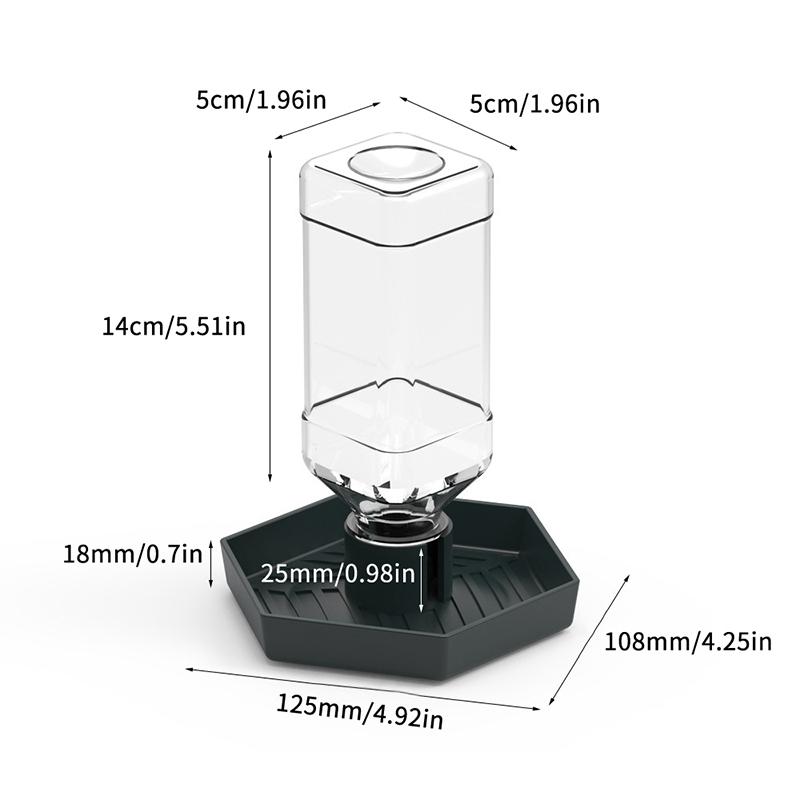1 Pc Reptile pet terrapin lizard yellow edge reptile food bowl water bowl automatic water dispenser plastic food tray water tray