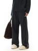 Available Korean Style Jennie Lace Patchwork Fleece Wide-Leg Casual Pants