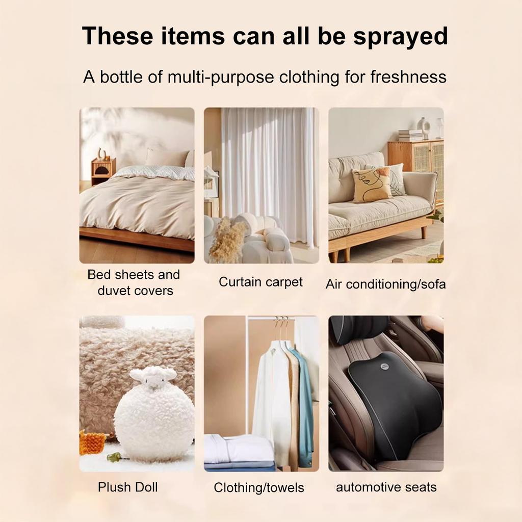 100ml Clothing Fragrance Spray Scented Air Freshener Long-Lasting Fragrant Clothing Home Room Deodorization Tools Festival Gifts