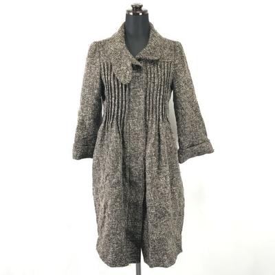 Beardsley Japan Tweed Wool Long Coat S Brown(USED)