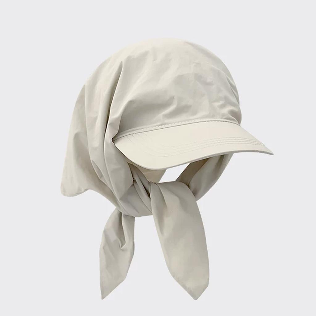 Headscarf Duck Tongue Hats Men's And Women's Summer Quick Drying Outdoor Sun Protection And Face Protection Strap Headband Caps