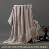 Premium Large Class A Pure Cotton Bath Towel 70x140cm, Thickened with Polyester-Cotton LOGO, Ideal for Beach or Gift, Supermarket Class B