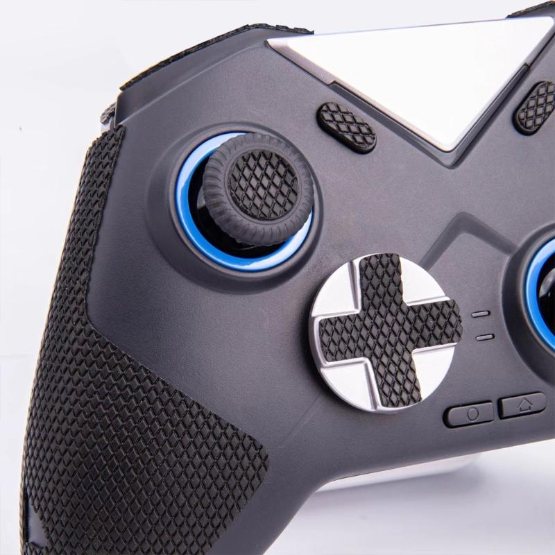 Comfortable Gaming Handle Skin with Enhances Stability Silicone Controller Case Game Grip Enhancer for 3/4 Professional