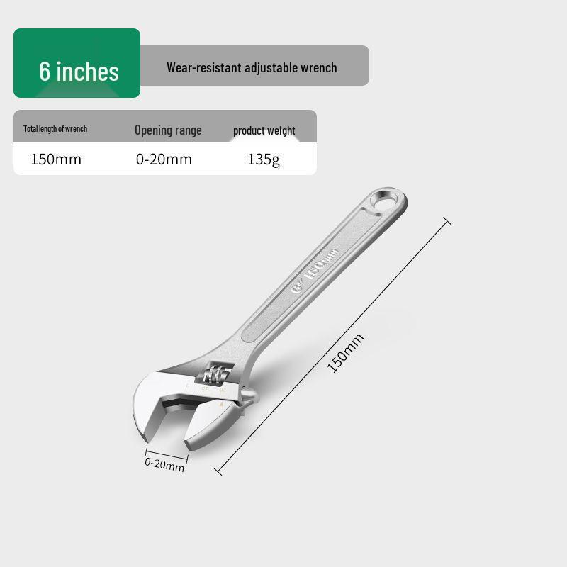 Universelles verstellbares Schraubenschlüssel-Werkzeugset - Große Öffnung & kleiner Schraubenschlüssel für Sanitärarbeiten