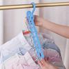 1pc - Nine hole multifunctional magic folding clothes hanger, convenient storage and space saving storage cabinet