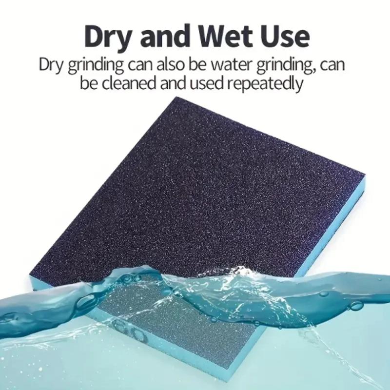 6pcs Sanding Sponge Coarse Medium Fine Grit Sanding Block Sander Sponges Sandpaper For Metal Wood Glass Washable And Reusable