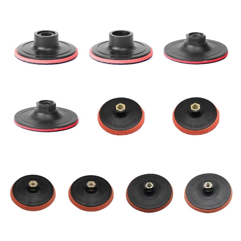 Hexagonal Lock Sanding Disc Auto Adhesive Backing For Tight Bonding Prevents Slippage Universal Fit For Stone Wood Auto Surfaces Long Lasting ABS