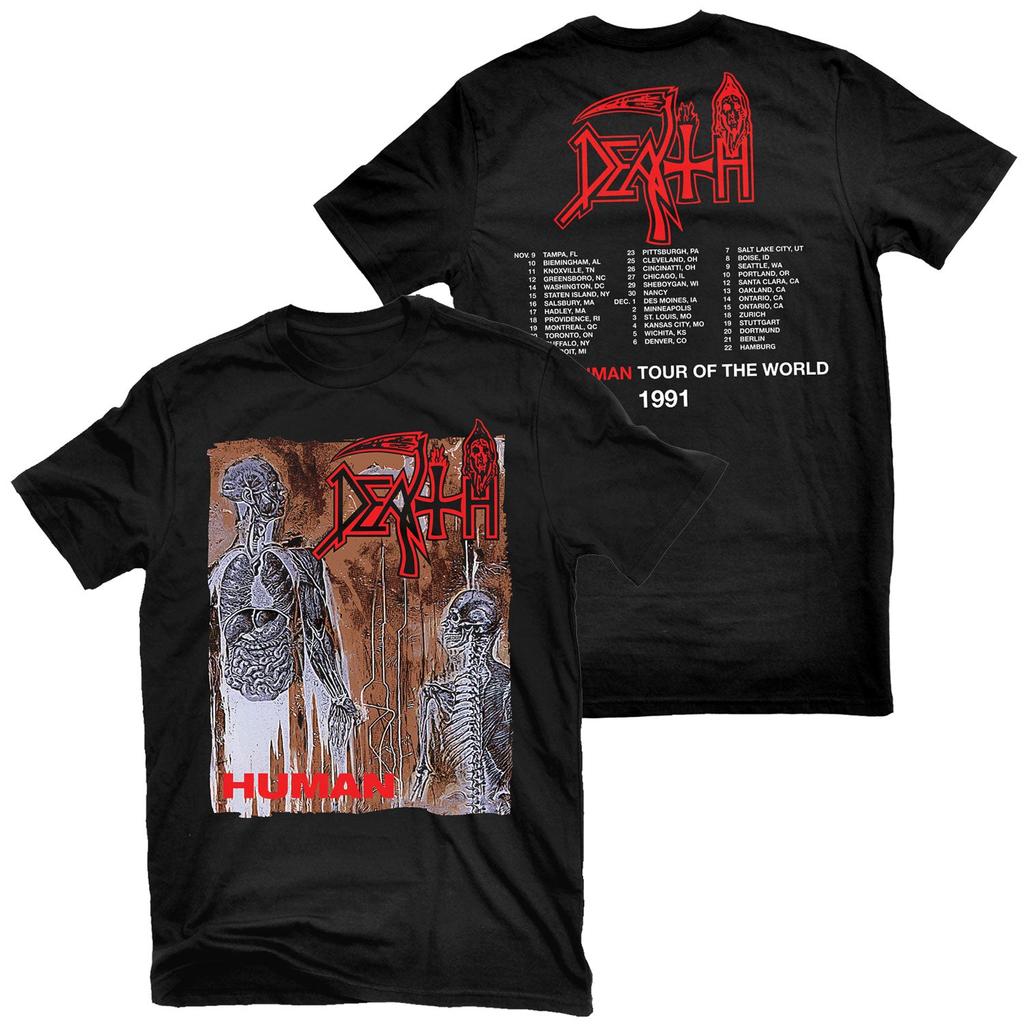 Death Classic Logo Heavy Metal Rock Band Style Summer Casual TShirt Unisexs and Womens Luxury Brand Top