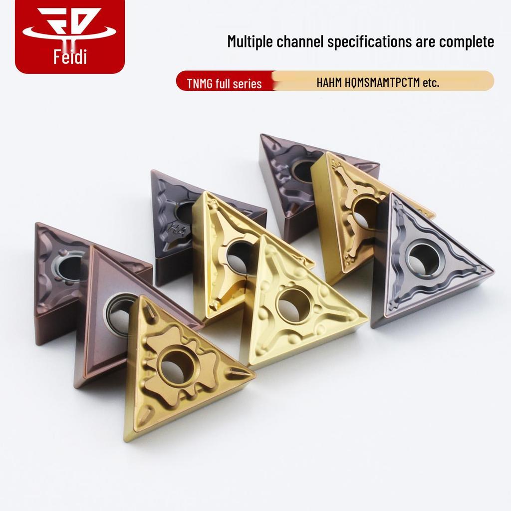Dreieckiger Hartmetall-CNC-Drehmeißel für Edelstahl - TNMG1604/08/12