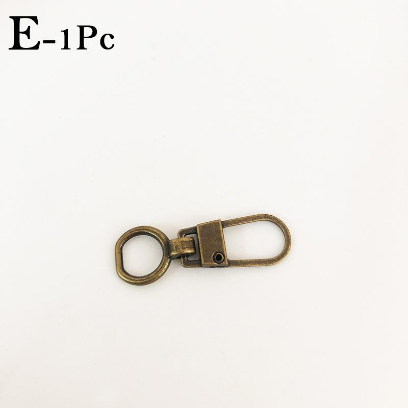 1Pcs Leather Zipper Metal Pullers for Zipper Sliders Replacement Repair Zipper Head for Bags Clothes DIY Sewing Accessories