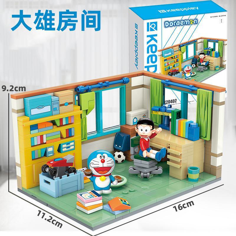 Doraemon Nobita Cartoon Micro Particle Building Blocks Anime Figure Assembly Toy for Kids Gift