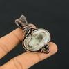 Moonstone Gemstone Copper Wire Wrap Handmade Pendant Jewelry Gift For Women