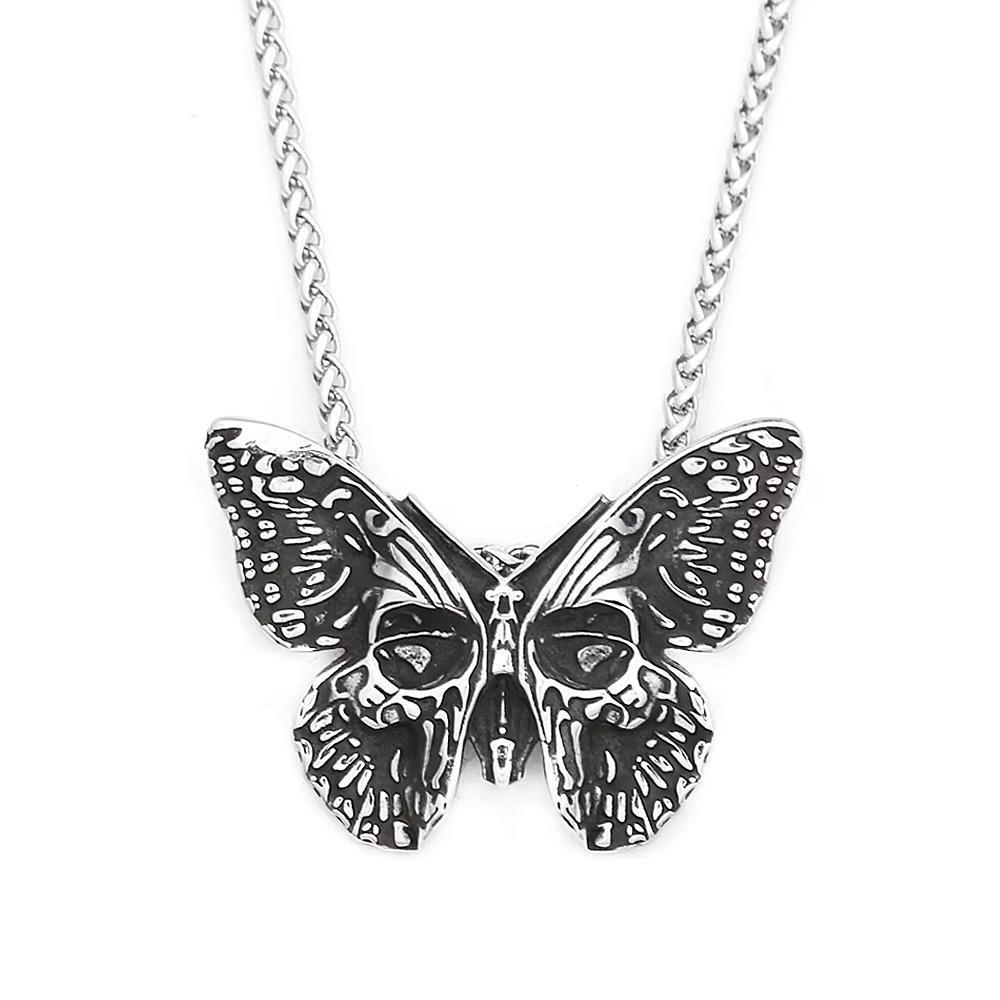 Nordic Vikings Wolf Tooth Pendant Necklace 316L Stainless Steel Hip Hop Rock Fashion Leather Rope Chain Jewelry Gifts