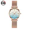 Hannah Martin Butterfly Design Women's Fashion Brand Watch Japanese Miyota Movement Stainless Steel Quartz Wristwatch