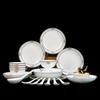 Nogoo Jingdezhen European Gold Rim Ceramic Dinnerware Set