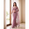Premium Net Saree with Beads, Sequins & Pearl Embroide